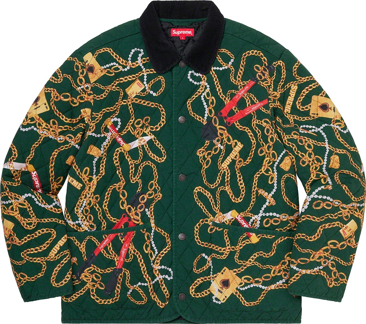 Chains Quilted Jacket view 9